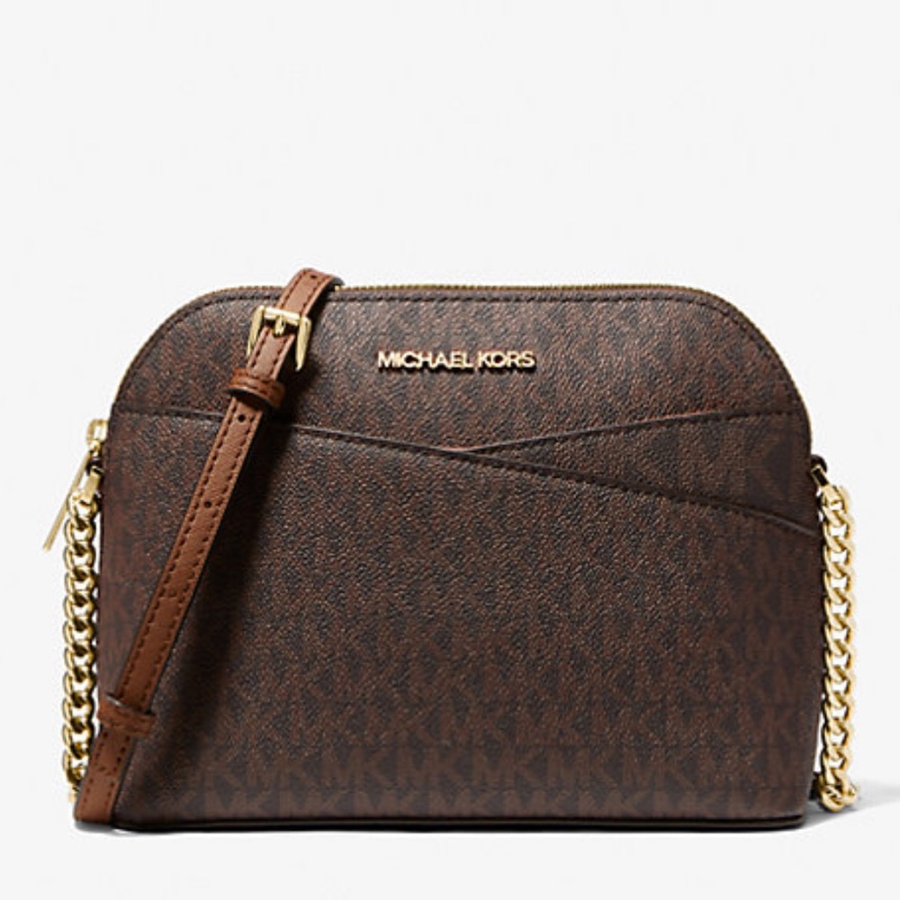 MICHAEL KORS
Jet Set Travel Medium Logo Dome Crossbody Bag
Brown 
NWT - Picture 3 of 16